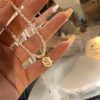 Big Circle Set Pearl Necklace-M062401