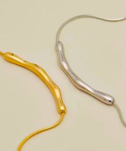 Pearl Long Sweater Chain Necklace-M051201