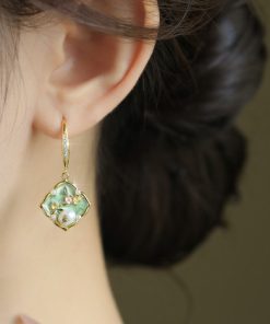 Crystal Earrings-M061609