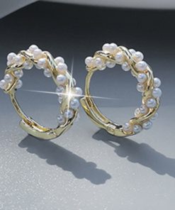 Five Pearl Earrings-M061604