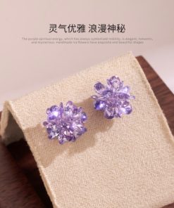 Crystal Rhinestone Earrings-M011701