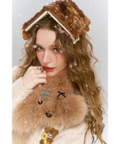 Wool Knitted Scarf Hat Combo Set-M071410