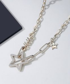 Pearl Flower Sweater Chain Necklace-M051206