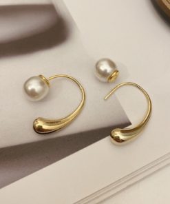 Elegant Pearl Earrings-M022712