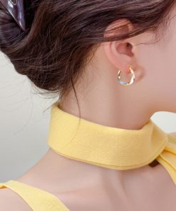 Tory Shine Logo Earrings-M030714