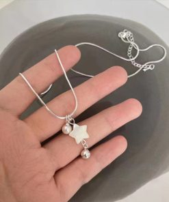 Rhinestone Silver Brooch-M020103