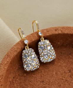 Classic Rhinestone Earrings-M012201
