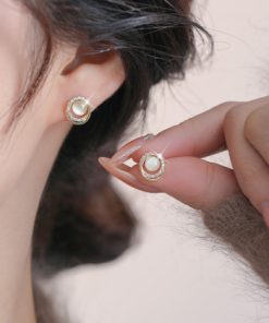 Lucky Pink Lady Earrings-M010102
