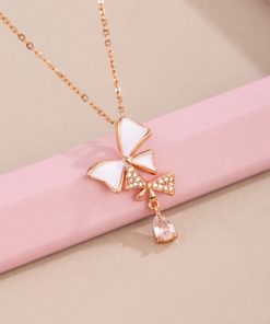 Simple Silver Necklace-5022708