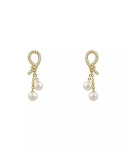 Flowers Chain Earrings-M012301