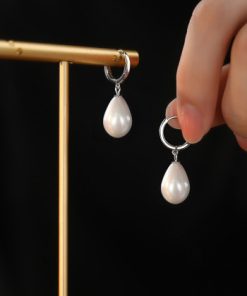 Pearl Drill Earrings-M011703