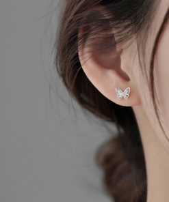 Golden Letters Earrings-M022805