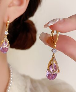 Lucky Clover Eardrop Earrings-M010103