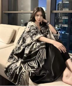 Dual Cashmere Shawl Scarf-M071364