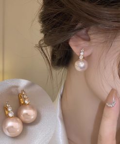 Golden Simple Style Earrings-M011201
